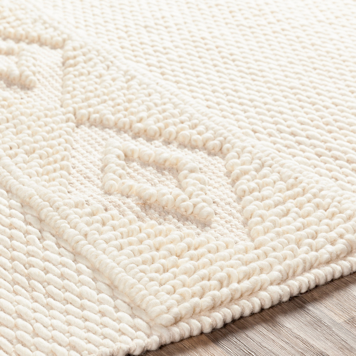 Samara Hand Woven Farmhouse Wool Area Rug