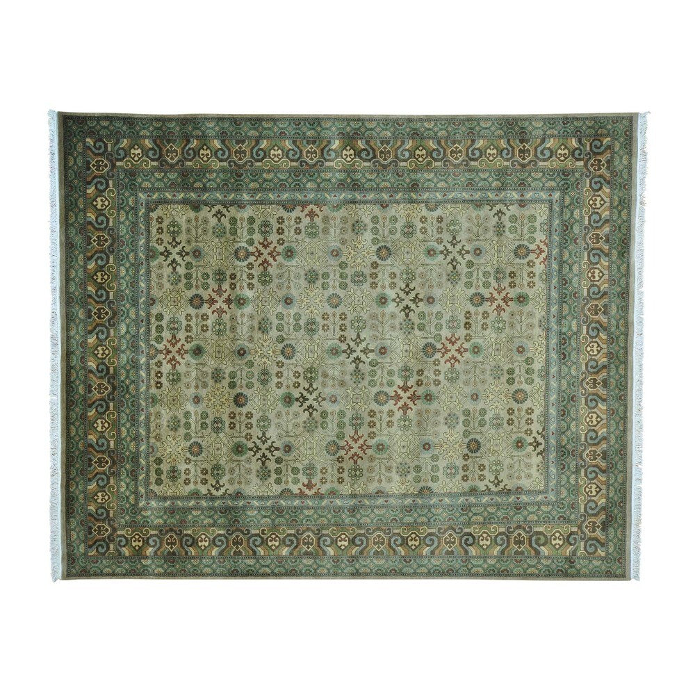 Samarkand With Pomegranate Design Hand Knotted Oriental Rug