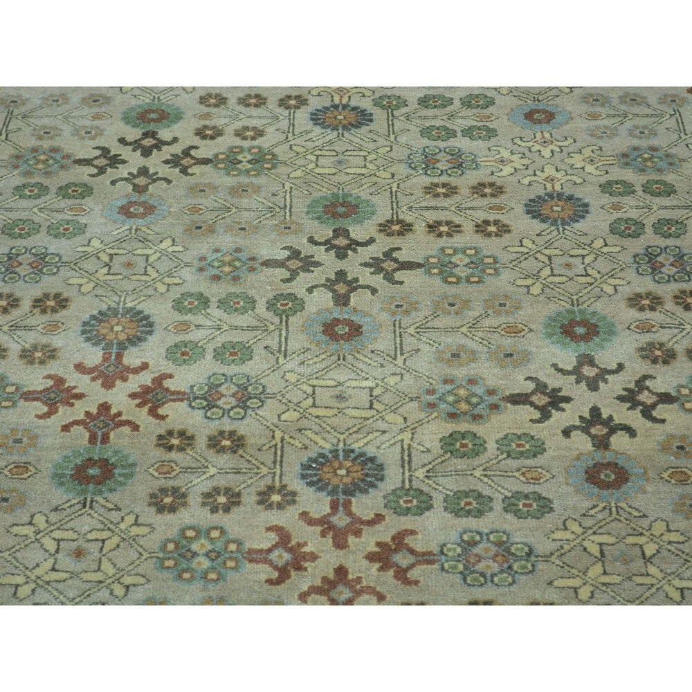 Samarkand With Pomegranate Design Hand Knotted Oriental Rug