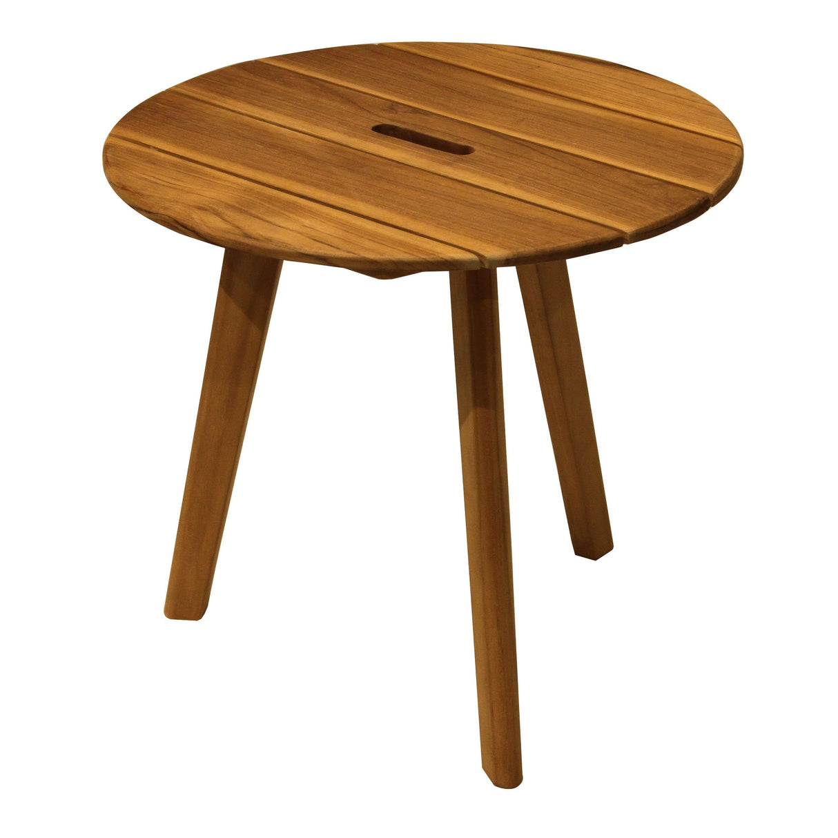 Samera Round Teak Accent Table