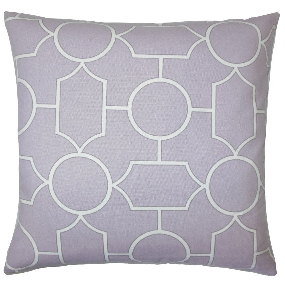 Samoset Geometric Floor Pillow Lavender