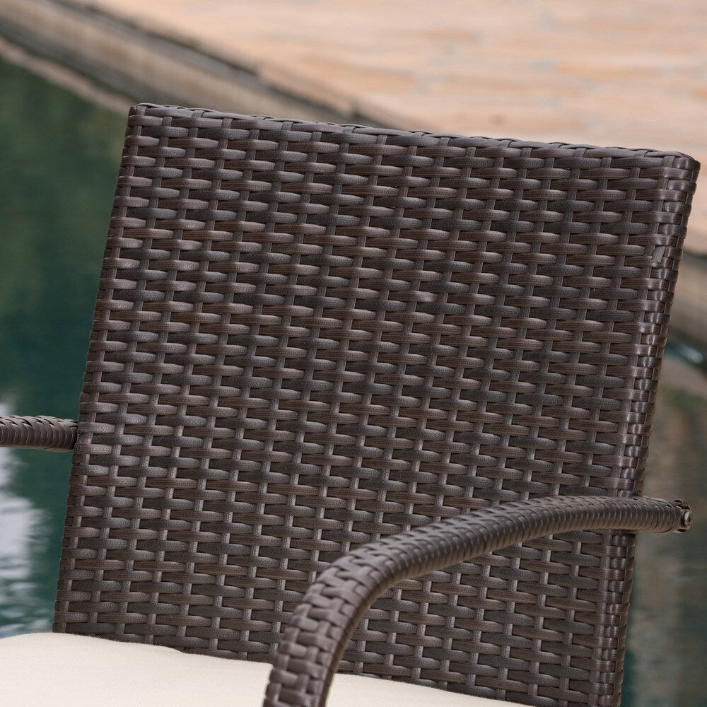 San Andres Outdoor 7-piece Rectangle Dining Set by Christopher Knight Home
