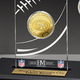 San Francisco 49ers 5x Super Bowl Champs Gold Coin with Acrylic Display