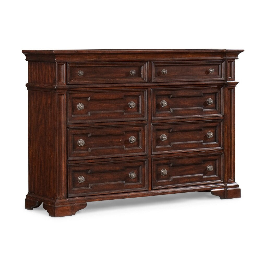 Made to Order Klaussner Furniture San Marcos Espresso Wood 8-drawer Dresser