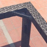 San Pico Outdoor Wicker Square Dining Table by Christopher Knight Home - 34.00"L x 34.00"W x 30.00"H