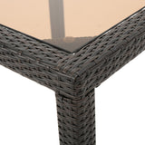 San Pico Outdoor Wicker Square Dining Table by Christopher Knight Home - 34.00"L x 34.00"W x 30.00"H