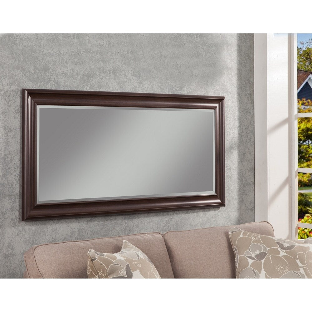 Sandberg Furniture Espresso Full Length Leaner Mirror - A/N