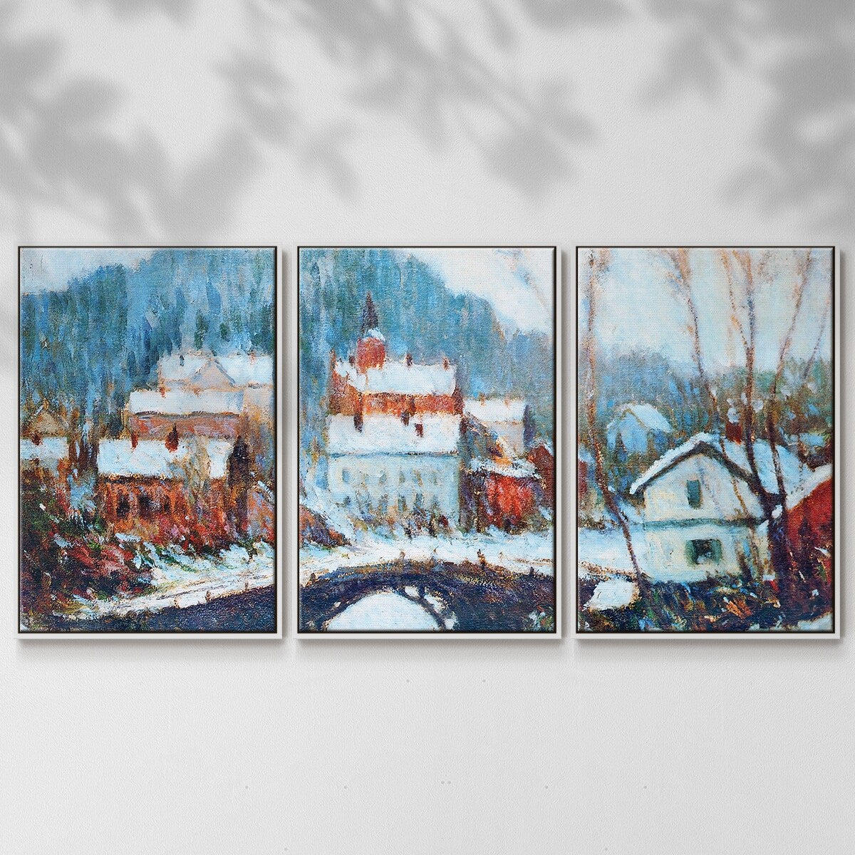 Sandviken, Norway, 1895 02 - Multi Piece Framed Canvas