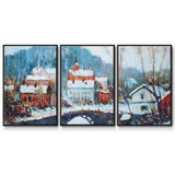 Sandviken, Norway, 1895 02 - Multi Piece Framed Canvas