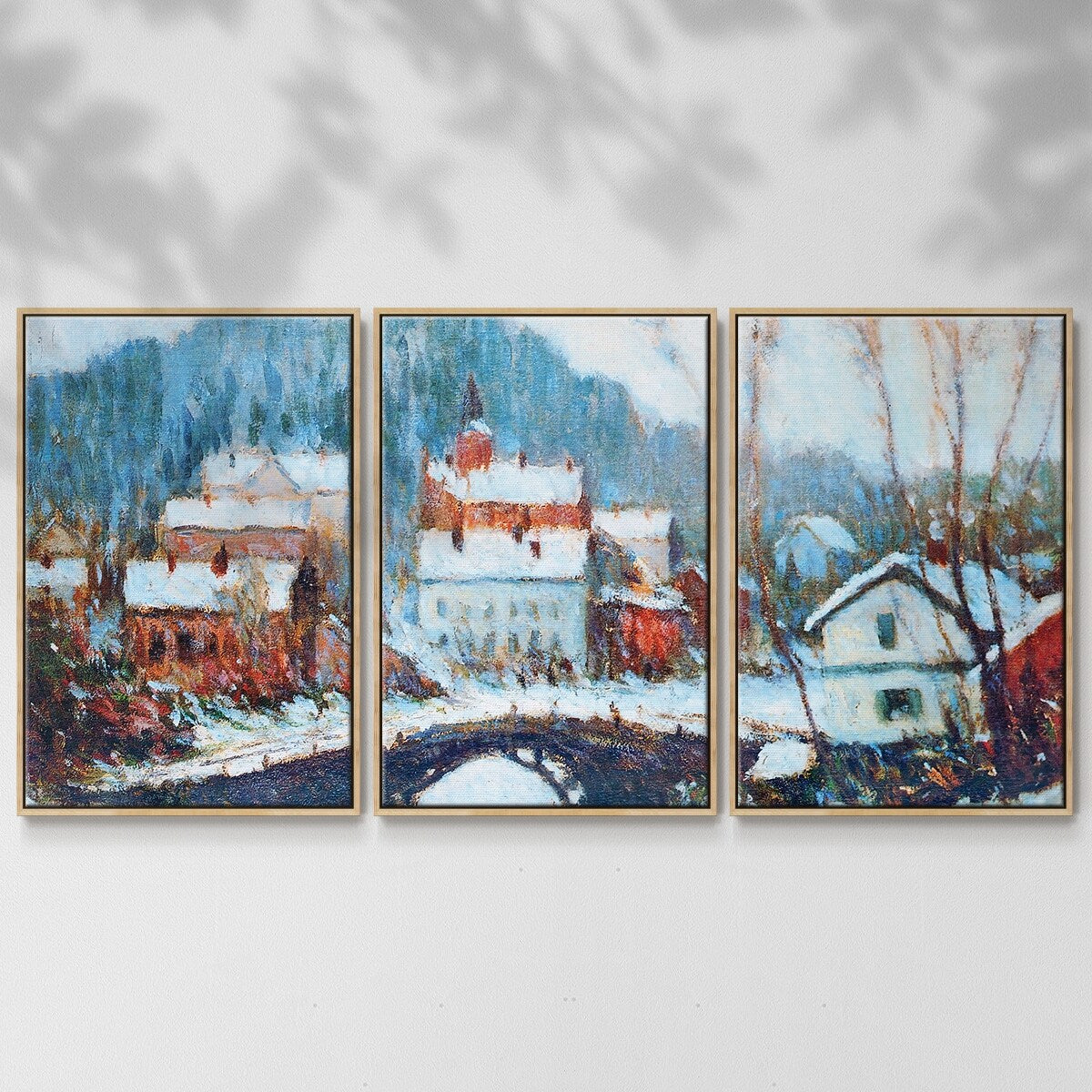 Sandviken, Norway, 1895 02 - Multi Piece Framed Canvas