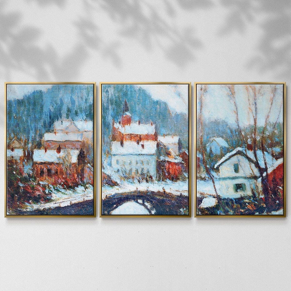 Sandviken, Norway, 1895 02 - Multi Piece Framed Canvas