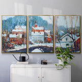 Sandviken, Norway, 1895 02 - Multi Piece Framed Canvas
