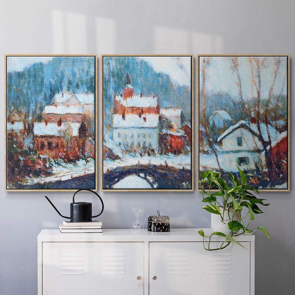 Sandviken, Norway, 1895 02 - Multi Piece Framed Canvas