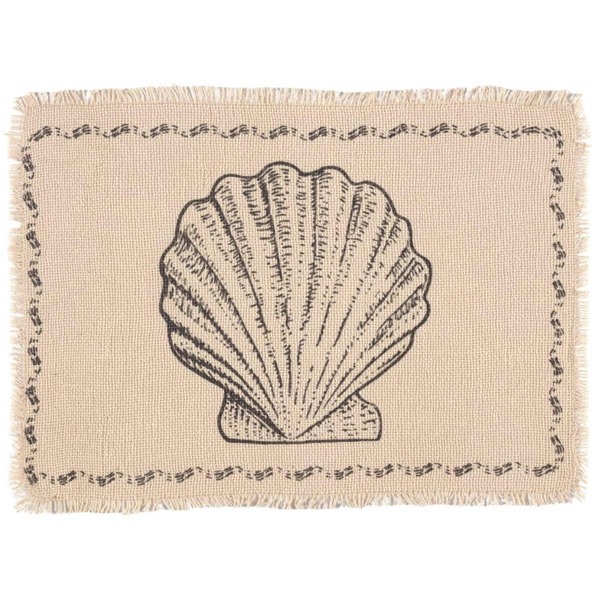 Sandy Burlap Placemat Set - Placemat 12x18