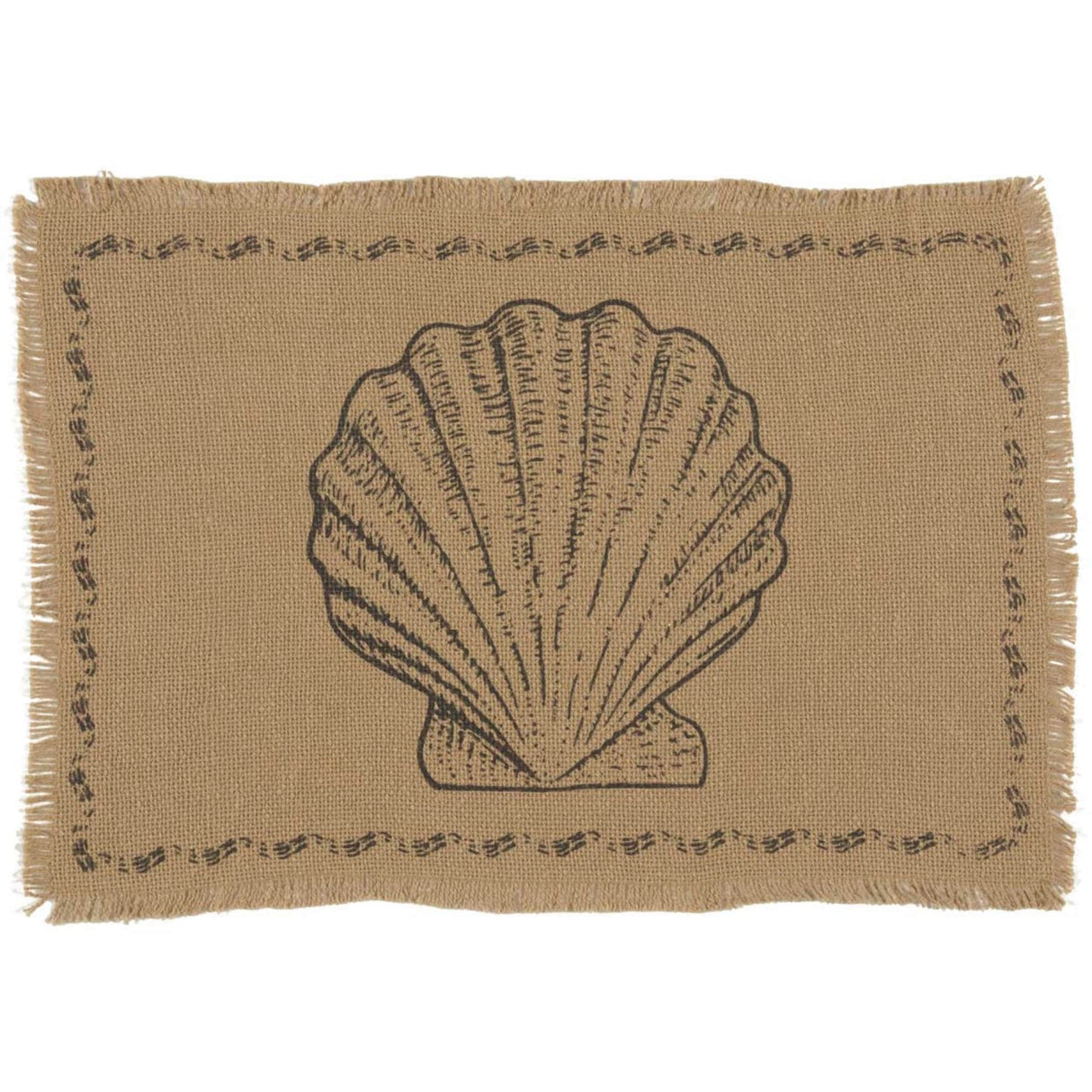 Sandy Burlap Placemat Set - Placemat 12x18