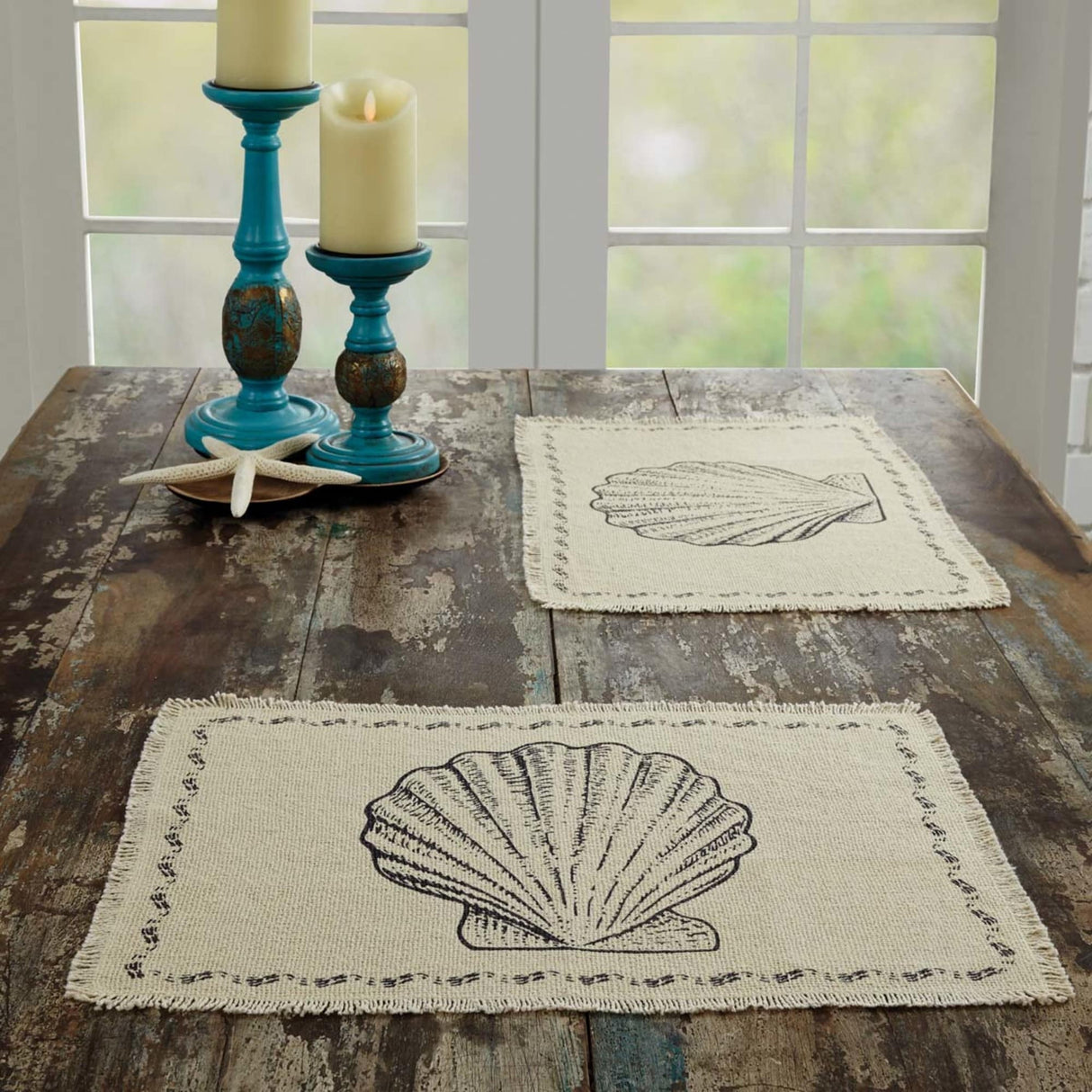 Sandy Burlap Placemat Set - Placemat 12x18