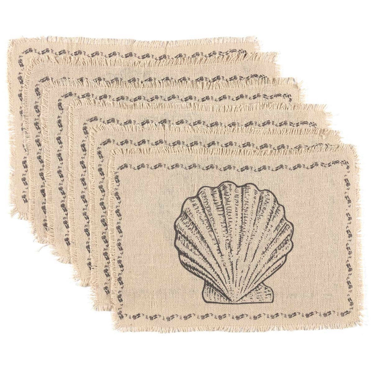 Sandy Burlap Placemat Set - Placemat 12x18