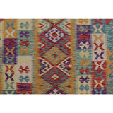 Sangat Kilim Mahmut Gold/Purple Rug