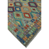 Noori Rug Sangat Kilim Sophie Brown/Red Rug - 8'4 x 11'1