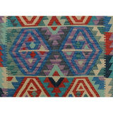 Sangat Kilim Vail Blue/Green Rug