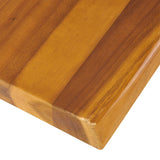 Sanibel Acacia Wood and Iron Outdoor Dining Table by Christopher Knight Home
