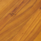 Sanibel Acacia Wood and Iron Outdoor Dining Table by Christopher Knight Home
