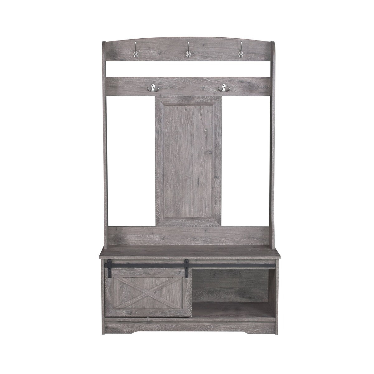 Saint Birch Hawksbury Transitional Hall Tree and Shoe Bench