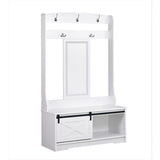 Saint Birch Hawksbury Transitional Hall Tree and Shoe Bench