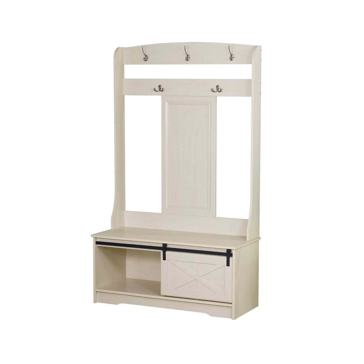 Saint Birch Hawksbury Transitional Hall Tree and Shoe Bench