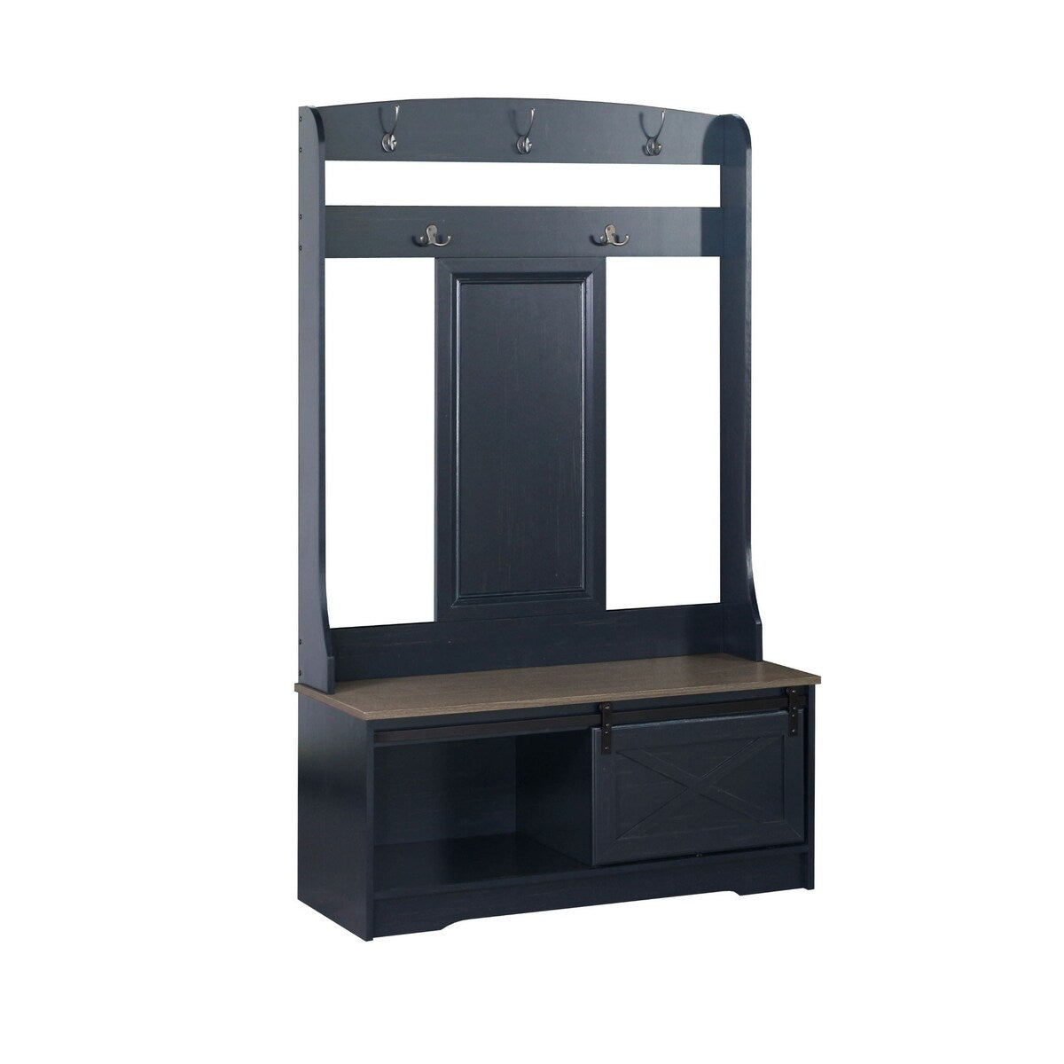 Saint Birch Hawksbury Transitional Hall Tree and Shoe Bench