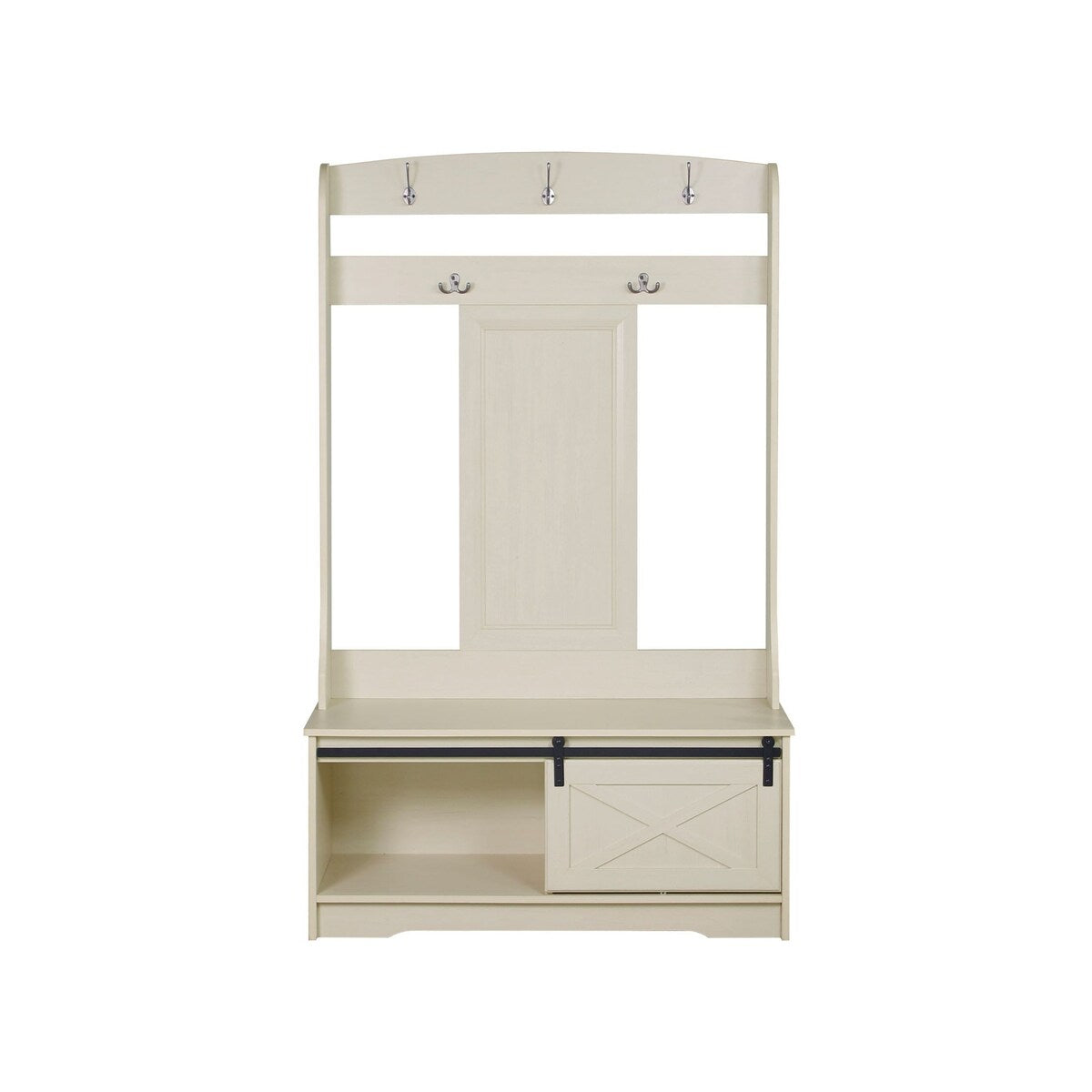 Saint Birch Hawksbury Transitional Hall Tree and Shoe Bench
