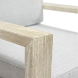 Santa Ana Outdoor Acacia Wood Club Chairs with Cushions (Set of 2) by Christopher Knight Home