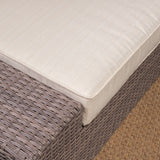 Santa Cruz Outdoor 8-piece Wicker Sofa Set with Water Resistant Cushions by Christopher Knight Home
