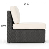 Santa Cruz Outdoor 8-piece Wicker Sofa Set with Water Resistant Cushions by Christopher Knight Home