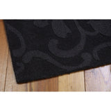 Rug Squared Santa Fe Charcoal Floral Area Rug - 3'6" x 5'6"