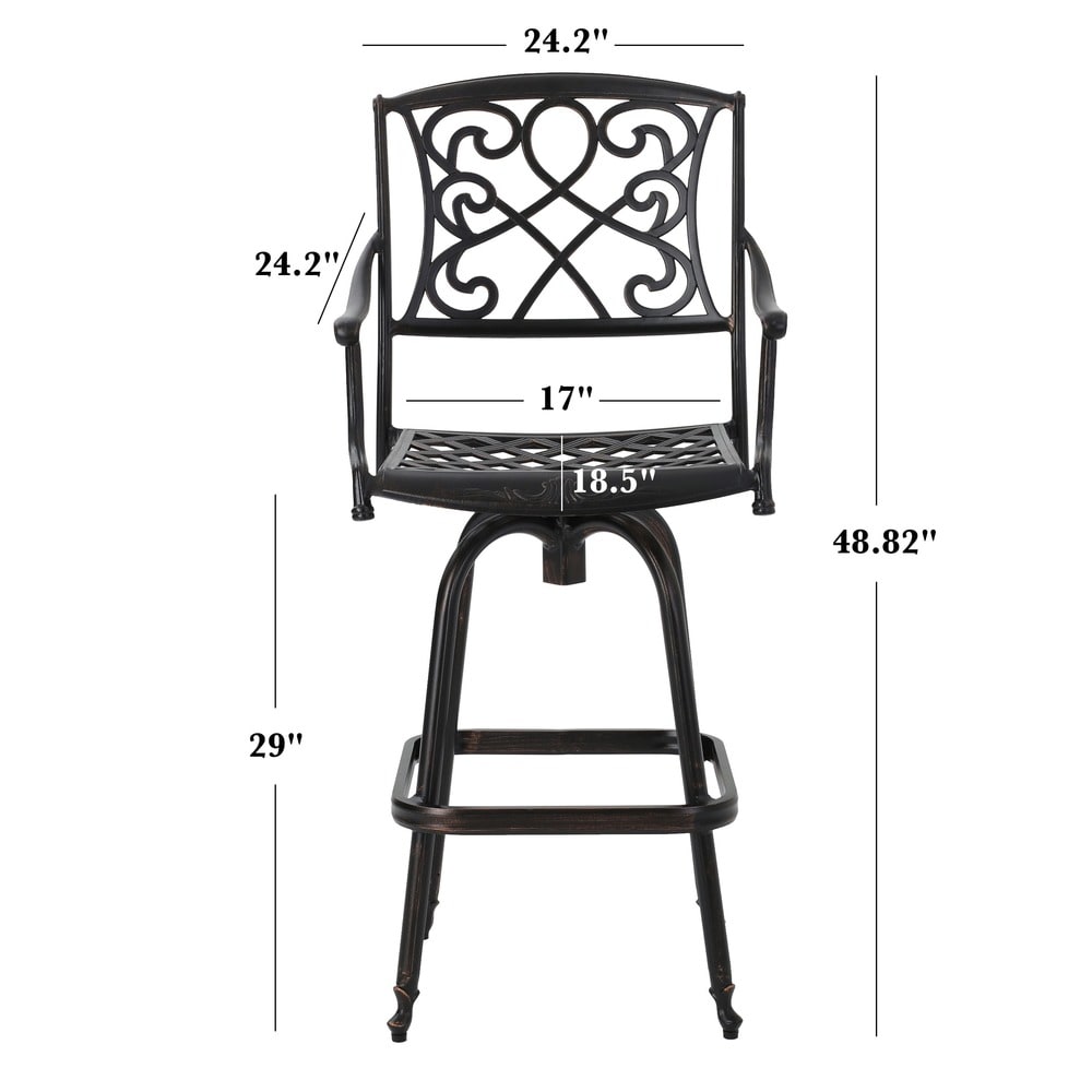 Santa Maria Bar Stool (Set of 2) by Christopher Knight Home