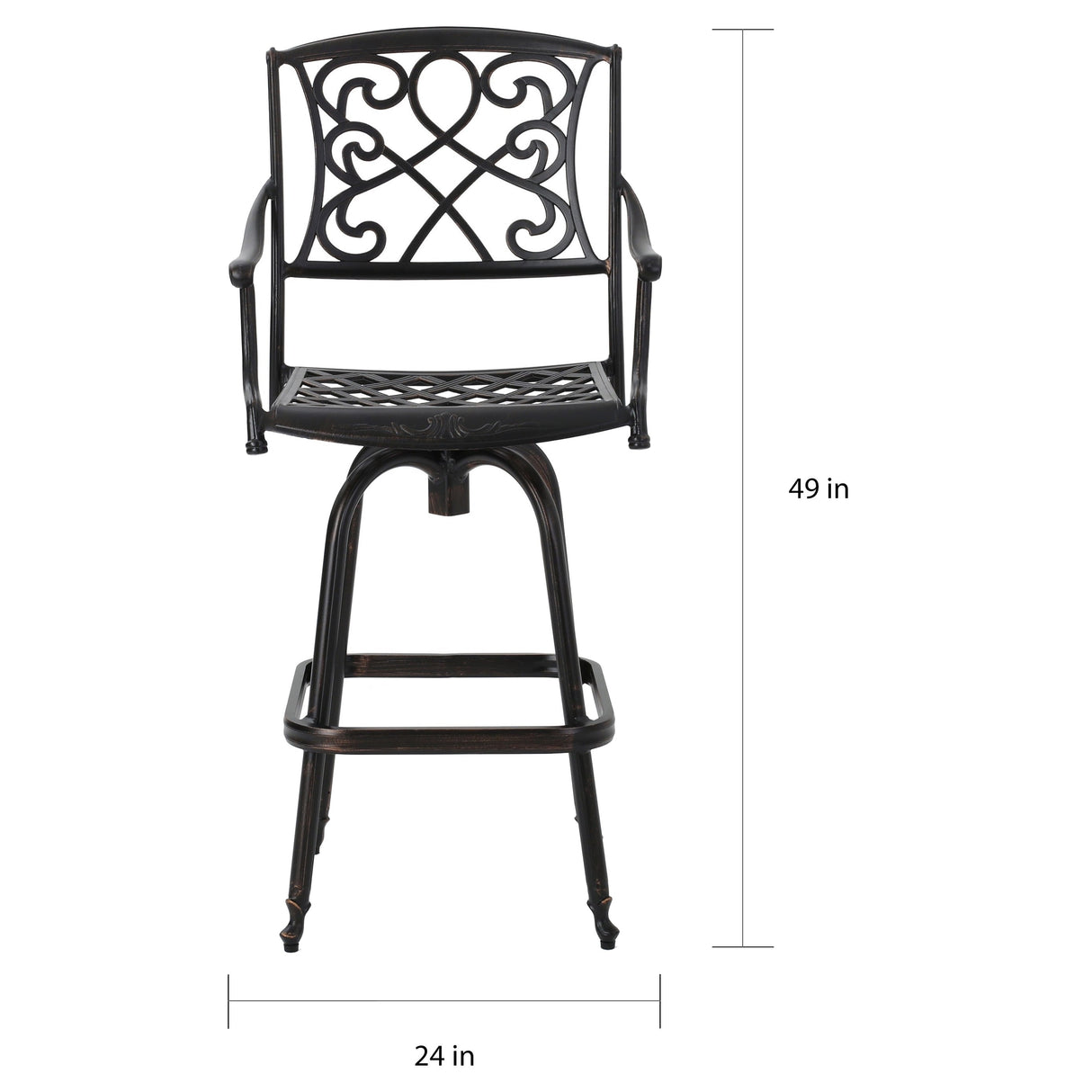 Santa Maria Barstool (Single) by Christopher Knight Home