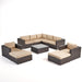 Santa Rosa Outdoor 10-piece Sectional Set by Christopher Knight Home