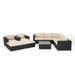 Santa Rosa Outdoor 10-piece Sectional Set by Christopher Knight Home