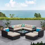 Santa Rosa Outdoor 10-piece Sectional Set by Christopher Knight Home