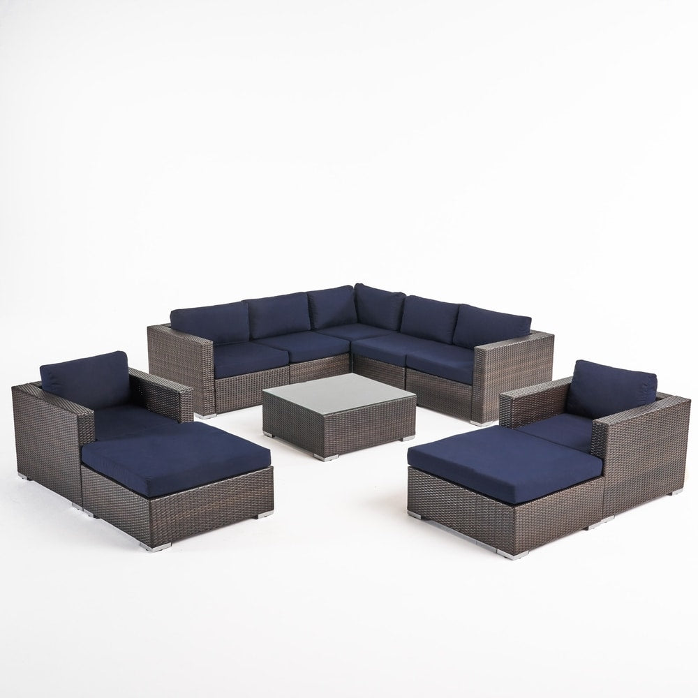 Santa Rosa Outdoor 10-piece Sectional Set by Christopher Knight Home
