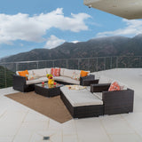 Santa Rosa Outdoor 10-piece Sectional Set by Christopher Knight Home
