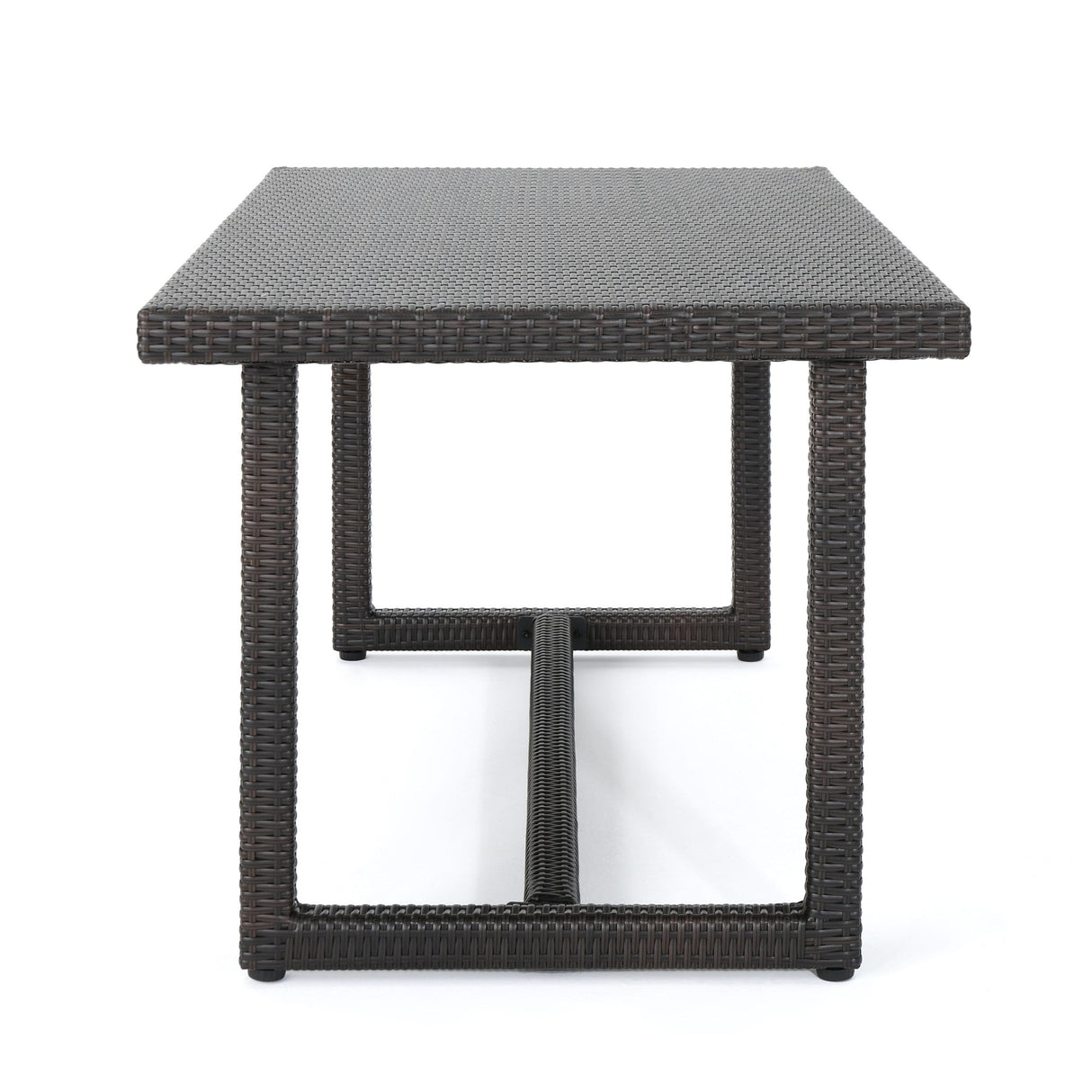 Santa Rosa Outdoor 59-inch Rectangle Wicker Dining Table by Christopher Knight Home - 28.00"H x 59.00"L x 34.00"D