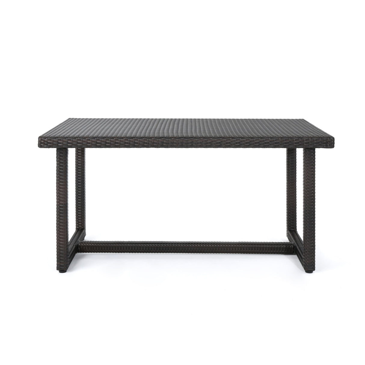 Santa Rosa Outdoor 59-inch Rectangle Wicker Dining Table by Christopher Knight Home - 28.00"H x 59.00"L x 34.00"D
