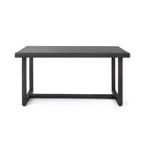 Santa Rosa Outdoor 59-inch Rectangle Wicker Dining Table by Christopher Knight Home - 28.00"H x 59.00"L x 34.00"D
