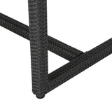 Santa Rosa Outdoor 59-inch Rectangle Wicker Dining Table by Christopher Knight Home - 28.00"H x 59.00"L x 34.00"D