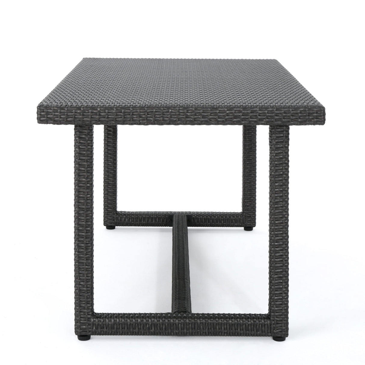 Santa Rosa Outdoor 59-inch Rectangle Wicker Dining Table by Christopher Knight Home - 28.00"H x 59.00"L x 34.00"D