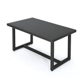 Santa Rosa Outdoor 59-inch Rectangle Wicker Dining Table by Christopher Knight Home - 28.00"H x 59.00"L x 34.00"D