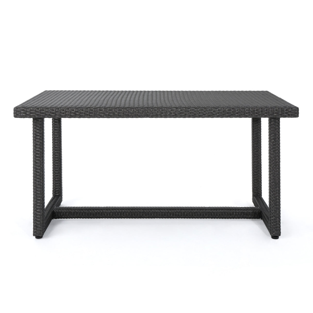 Santa Rosa Outdoor 59-inch Rectangle Wicker Dining Table by Christopher Knight Home - 28.00"H x 59.00"L x 34.00"D