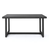 Santa Rosa Outdoor 59-inch Rectangle Wicker Dining Table by Christopher Knight Home - 28.00"H x 59.00"L x 34.00"D
